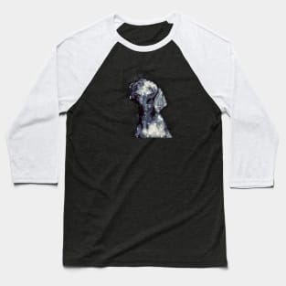 Polygonal Dog Baseball T-Shirt